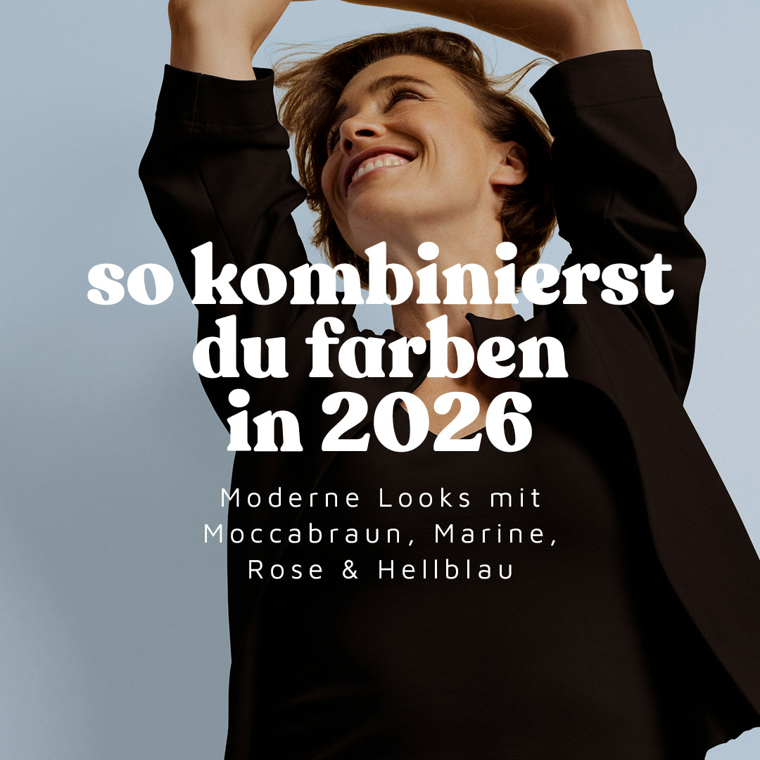 Diese Farbkombis darfst du 2026 nicht verpassen – moderne Looks mit Mocca, Marine, Rosé & Bleu 🩵🤎