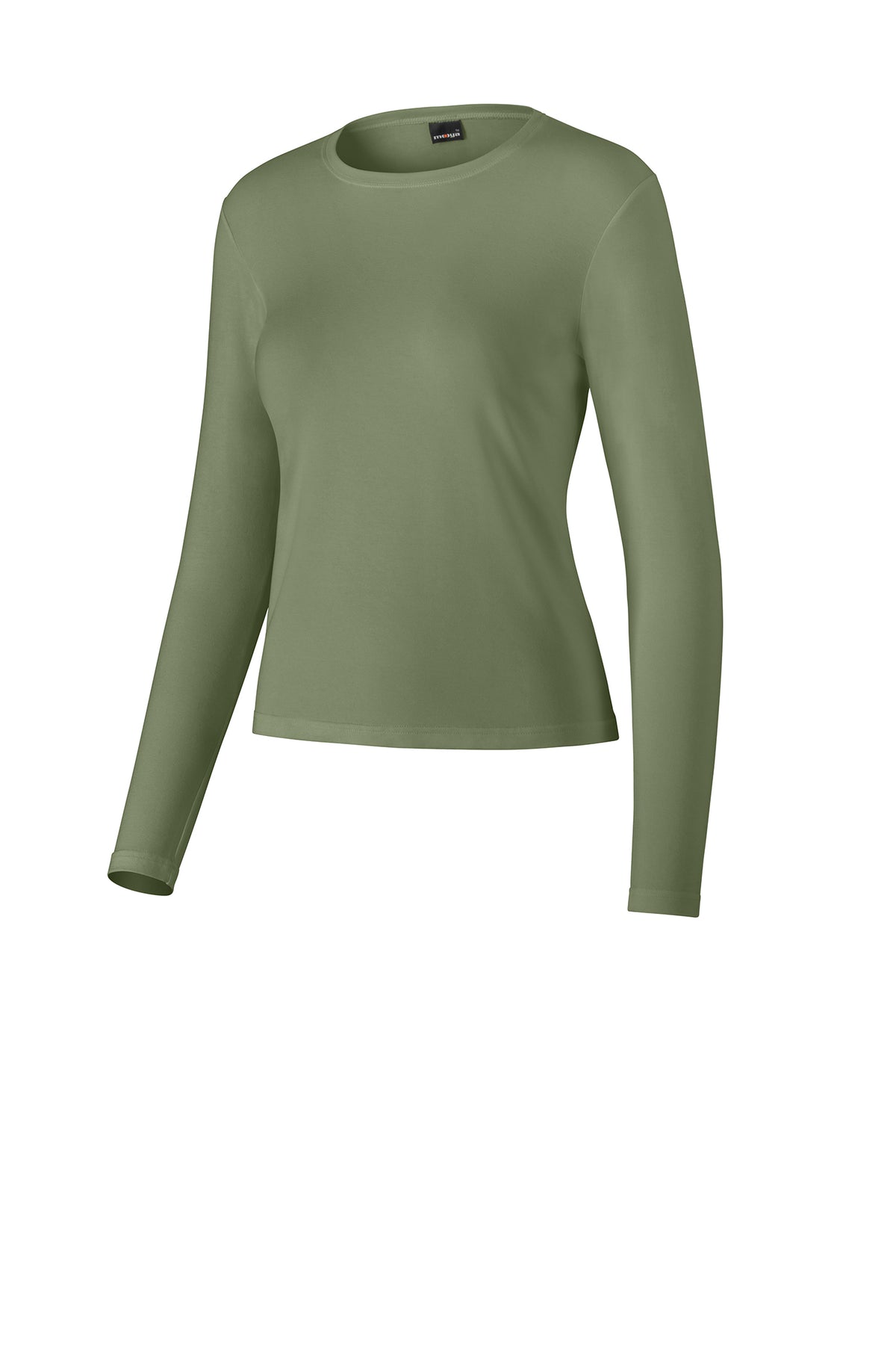 ALISSA Langarmshirt mit Rundhals Trendfarben