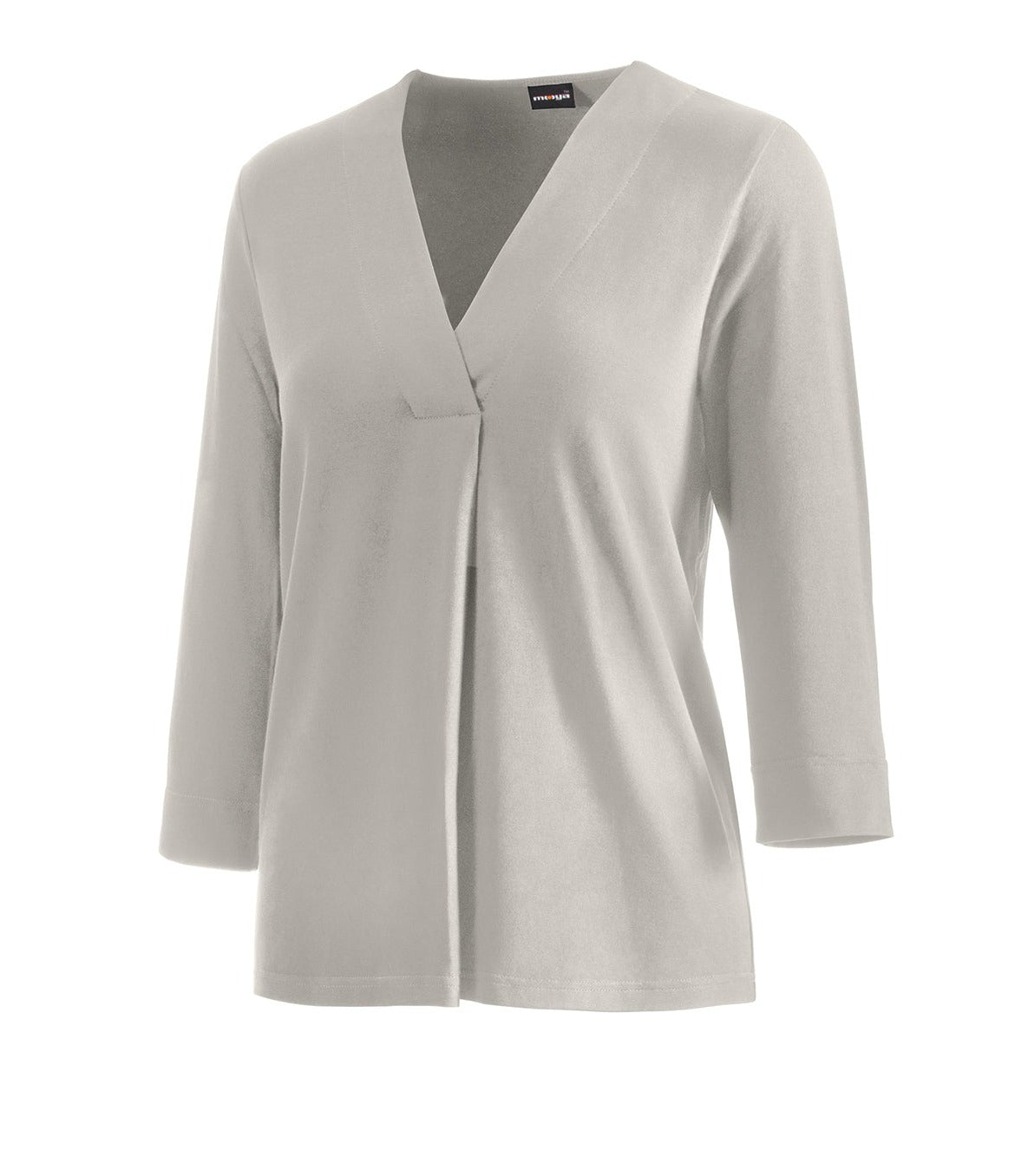 damen shirt livia 3/4 arm grey