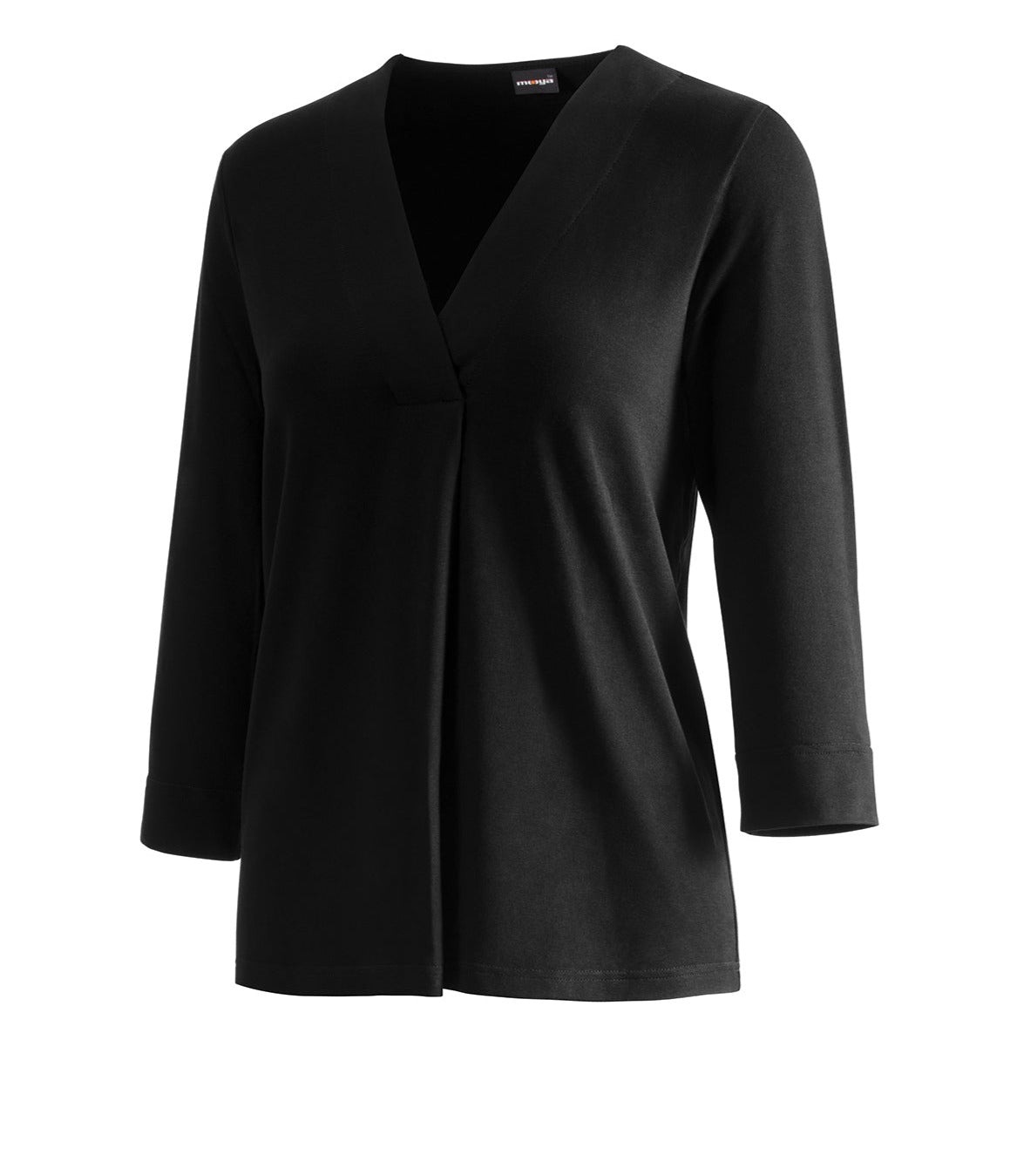 damen shirt livia 3/4 arm black