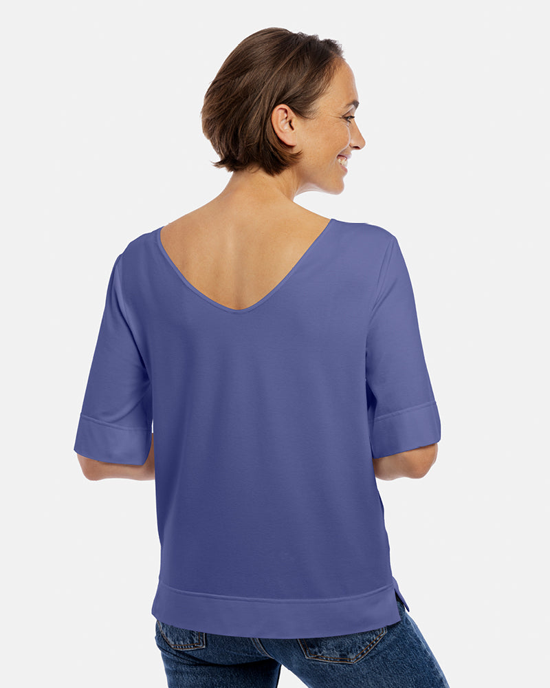 kurzarmshirt antonia farbe dive lila