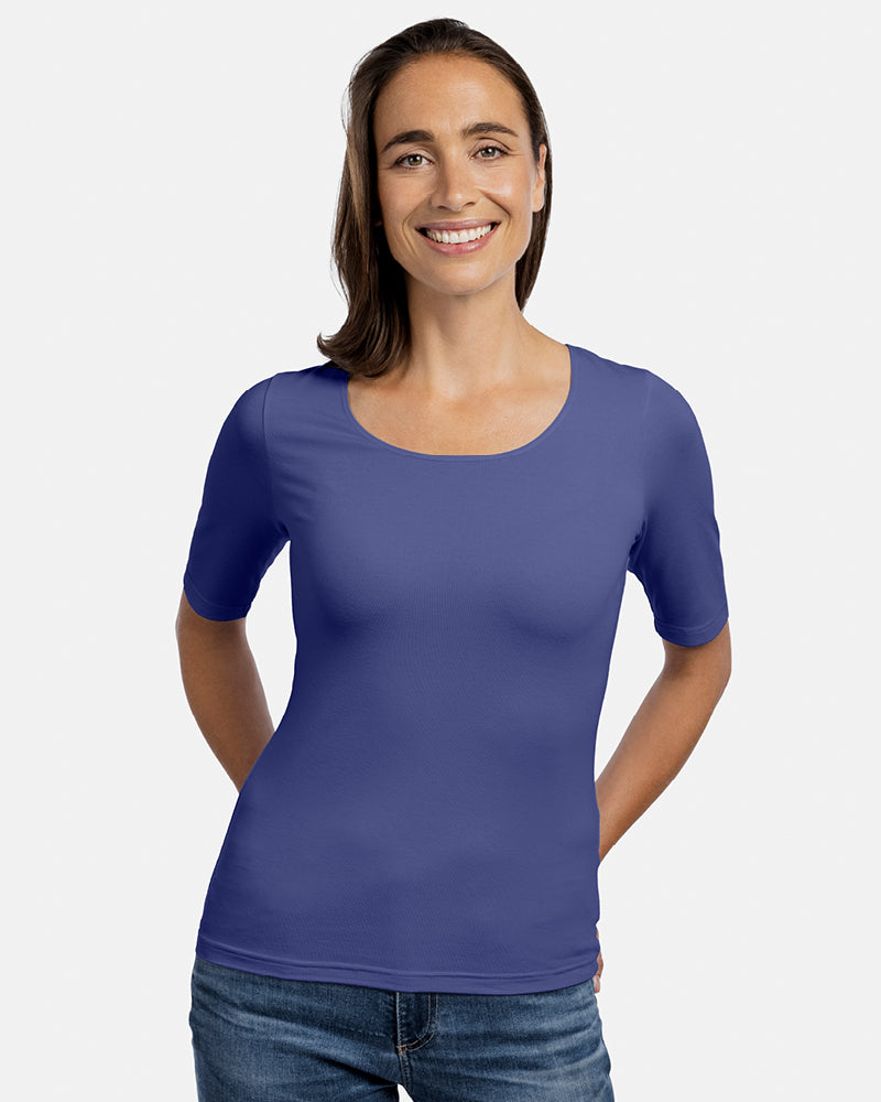 halbarmshirt beatriz farbe dive lila