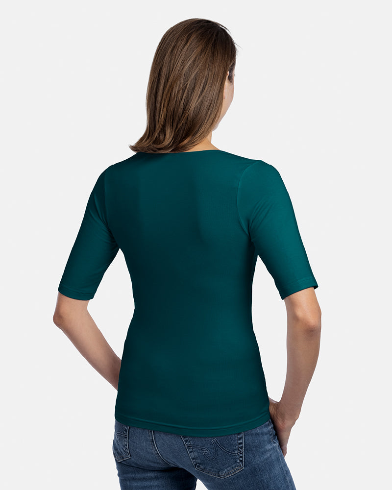 halbarmshirt beatriz farbe jasper dunkelgrün