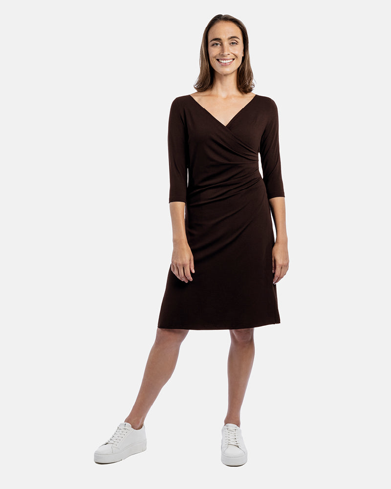 wickelkleid victoria mocca
