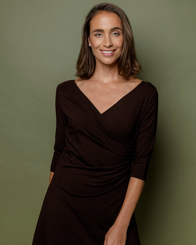 wickelkleid victoria mocca