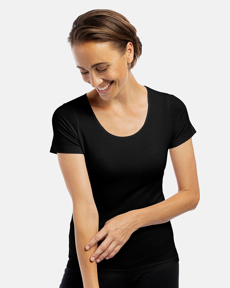 tshirt kurzarm elisa schwarz