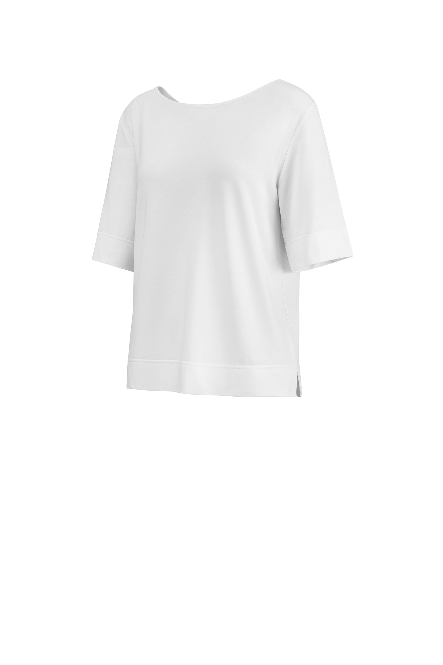 damen kurzarmshirt antonia vneck white