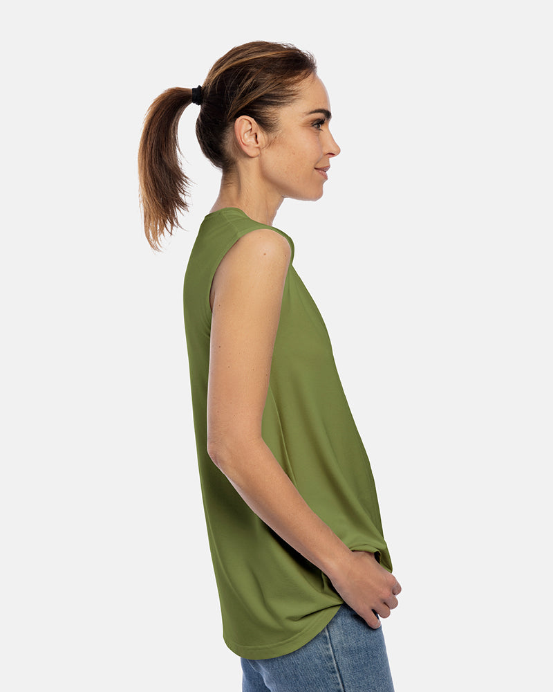 damenshirt ärmelloses top alma fern