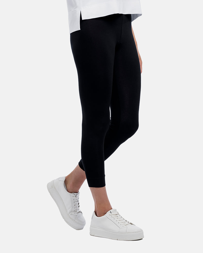 Frau, Damen 7/8-Legging Frieda, Farbe Black