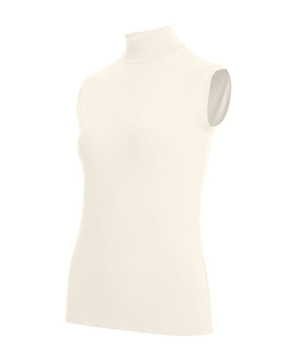 Damen-Stehkragen-Top Rubina, Farbe Ecrue