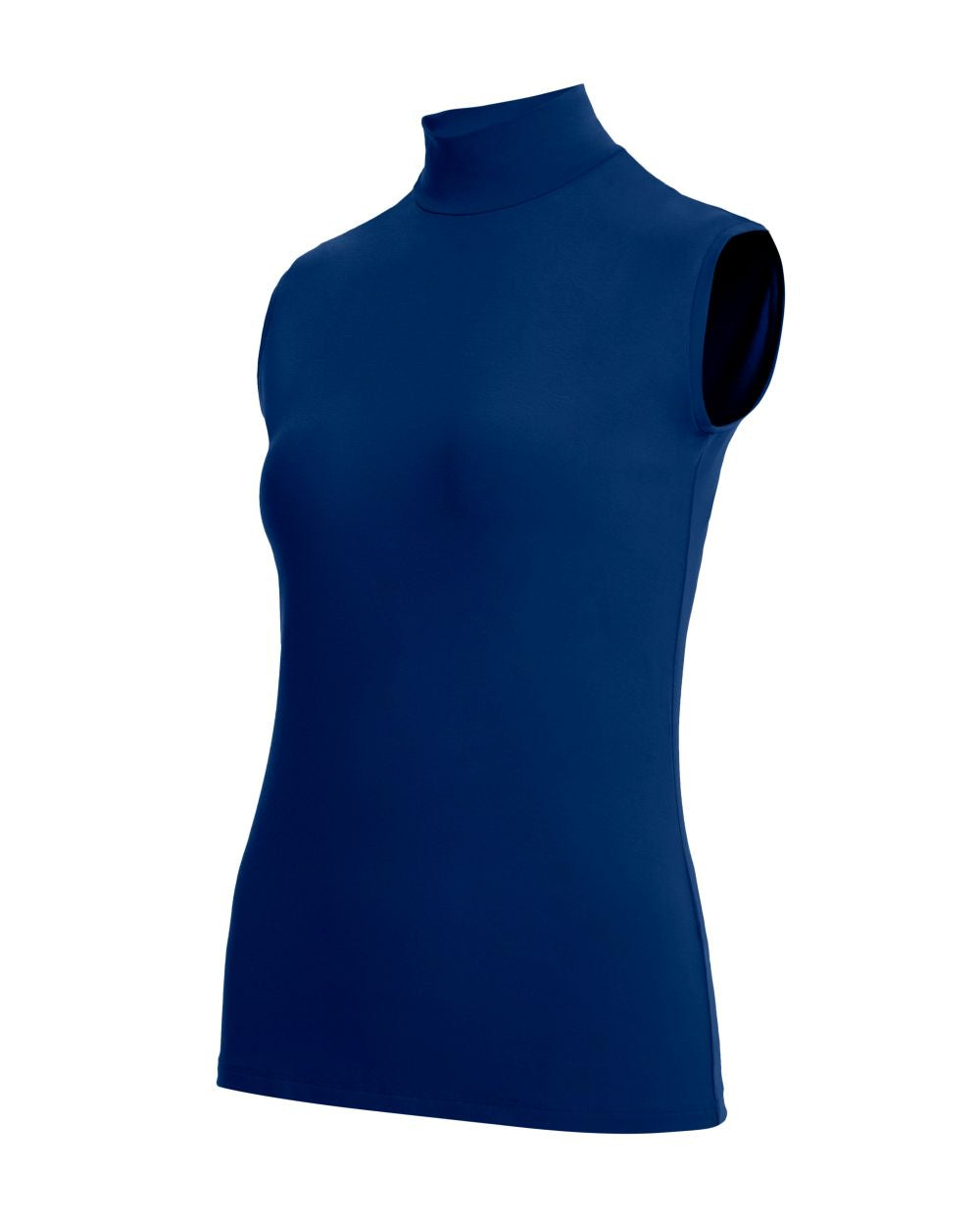 Damen-Stehkragen-Top Rubina, Farbe Marine
