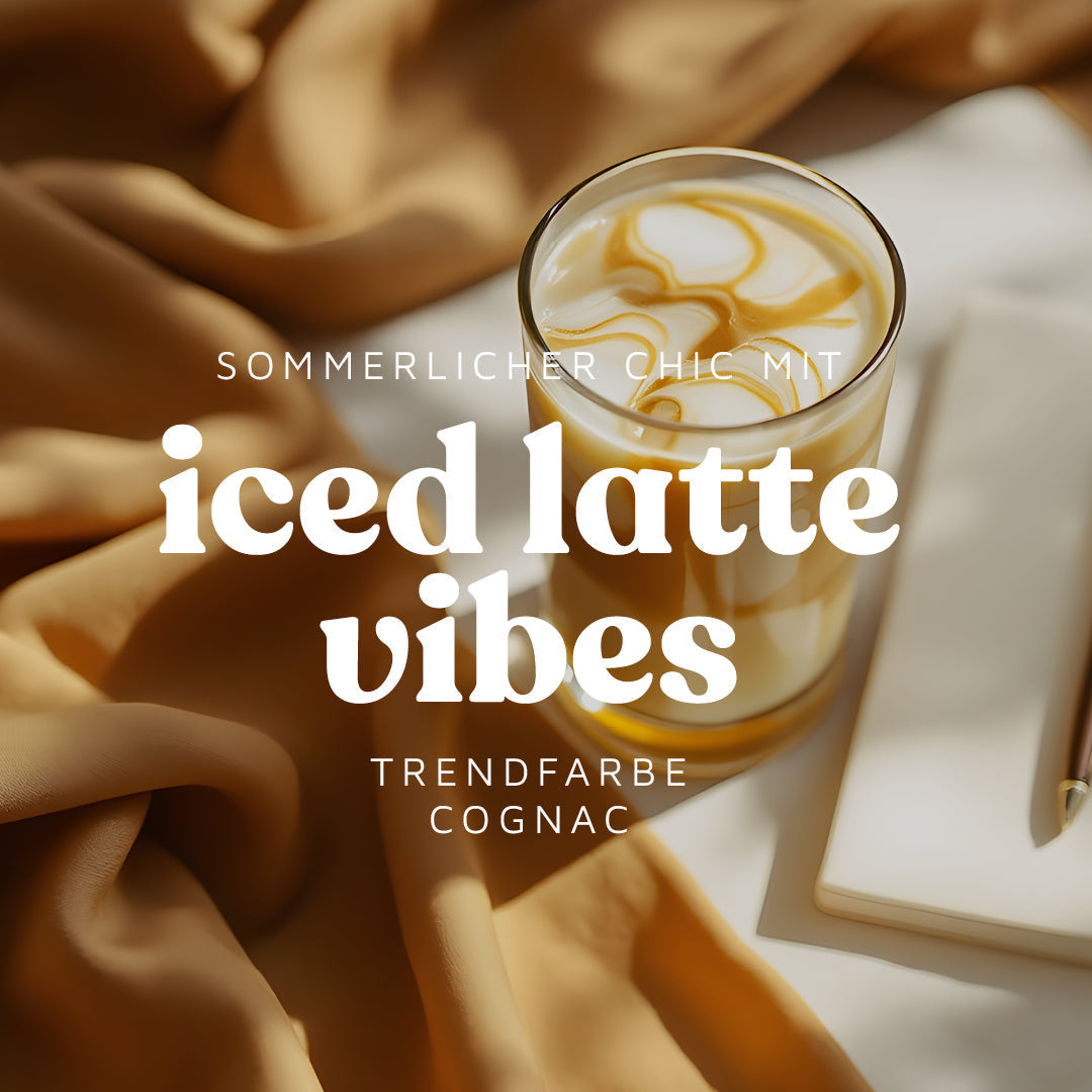 Trendfarbe Cognac: Sommerlicher Chic mit Iced-Latte-Vibes ☕