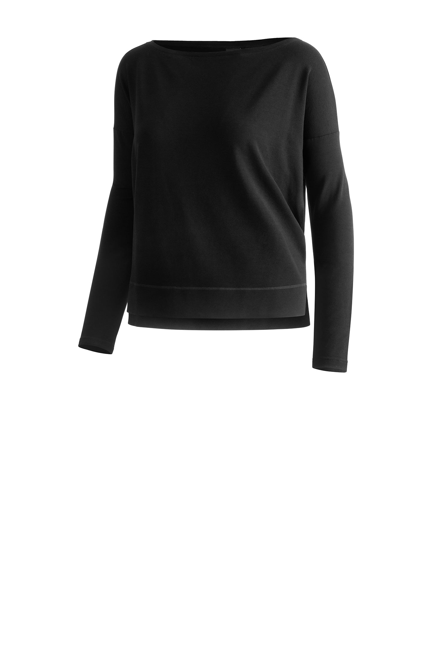 damen langarmshirt melanie black