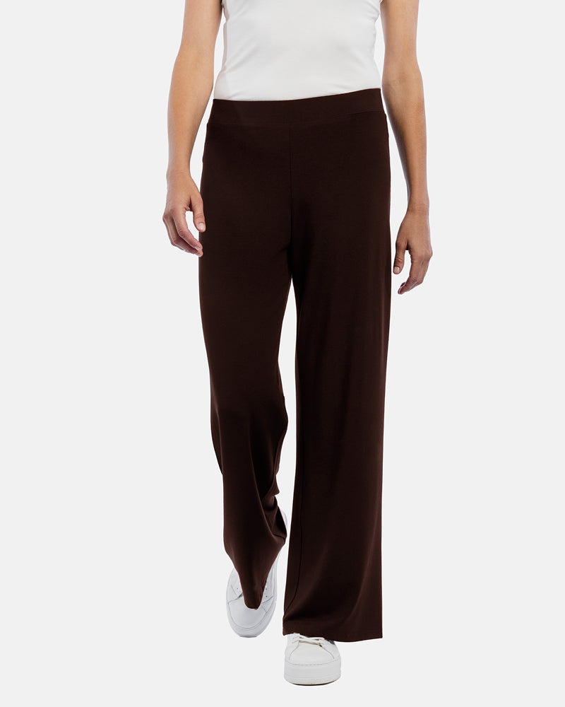 Damenmode Flatterhose Marleen, Mocca