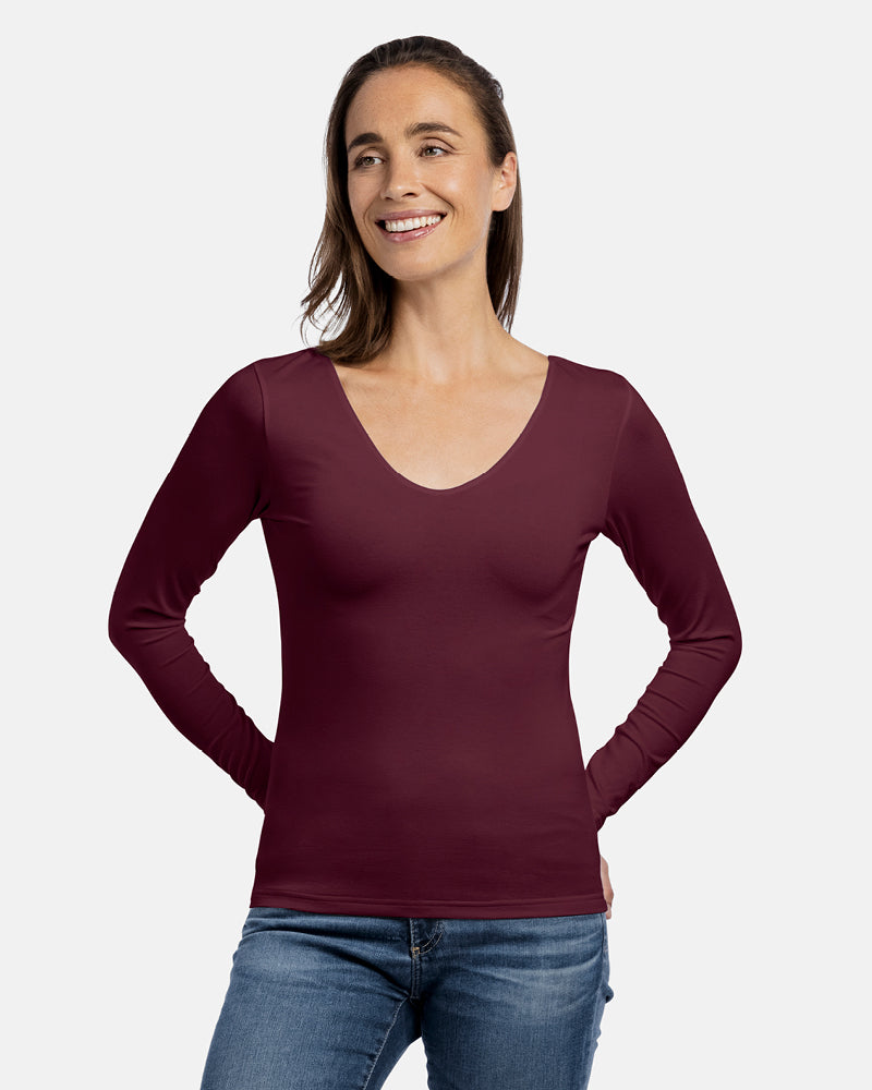 damen-langarmshirt-v-ausschnitt-lea-sangria-dunkelrot