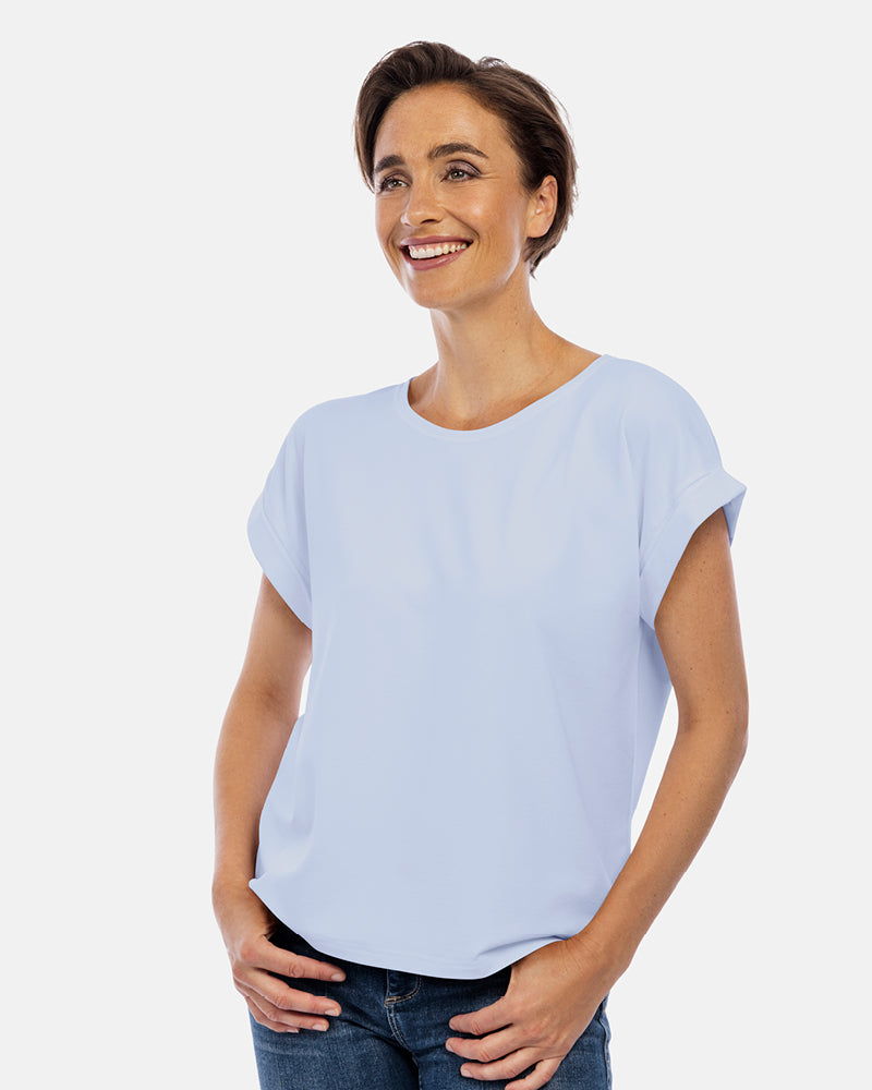 shirt stella darkbleu hellblau