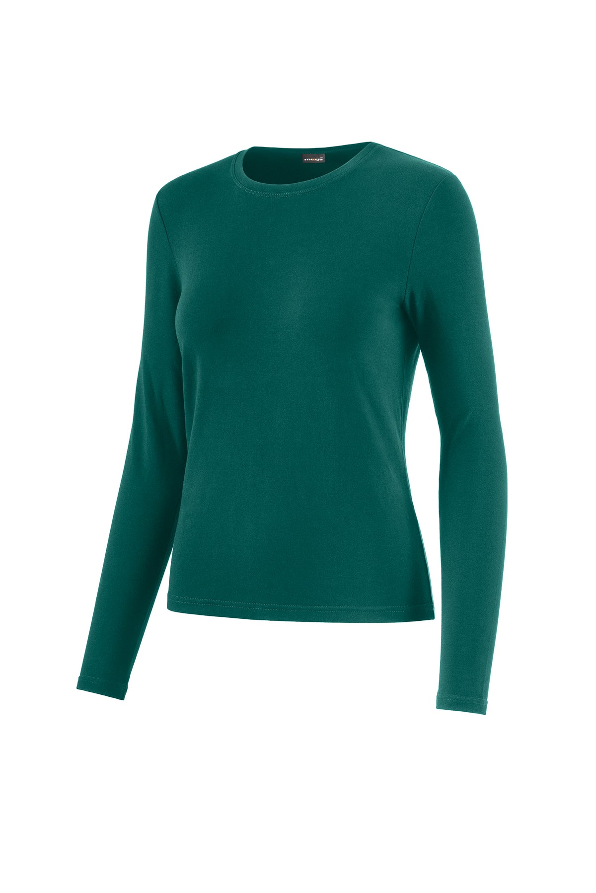 Damen-Viskose Langarm-Shirt Alissa, Farbe Teal