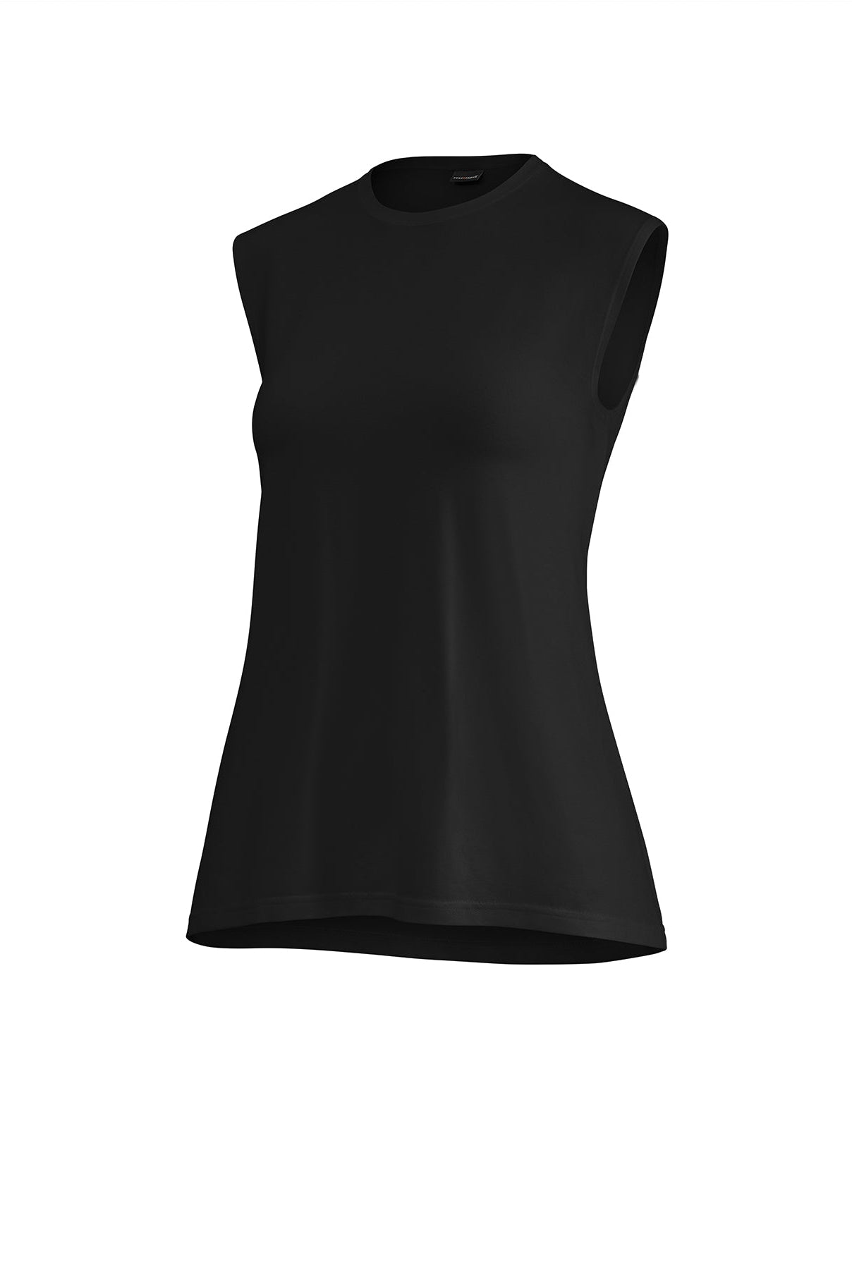 damenshirt ärmelloses top alma schwarz
