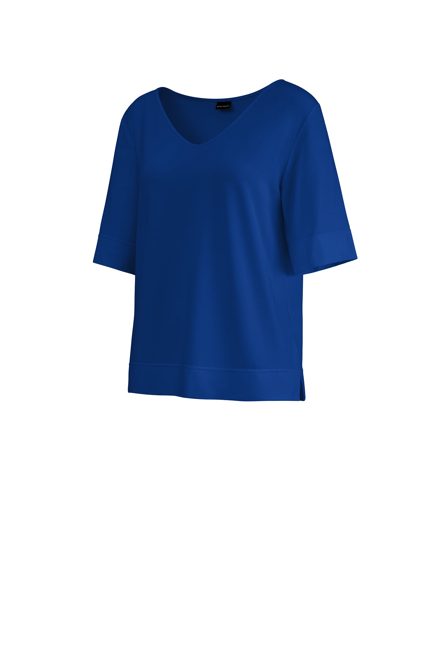 damenshirt antonia kobalt v-ausschnitt