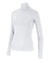 Damen-Stehkragen-Shirt Elena, Langarm, Farbe White