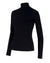 Damen-Stehkragen-Shirt Elena, Langarm, Farbe Black
