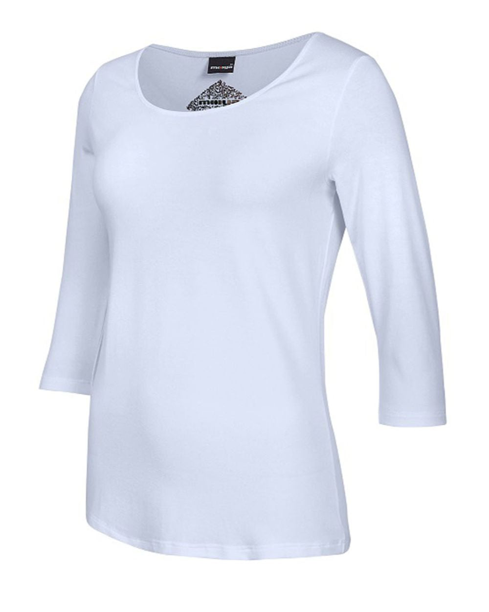 Damen-Shirt Angela, 3/4-Arm, Rundhalsausschnitt, Farbe Bleu