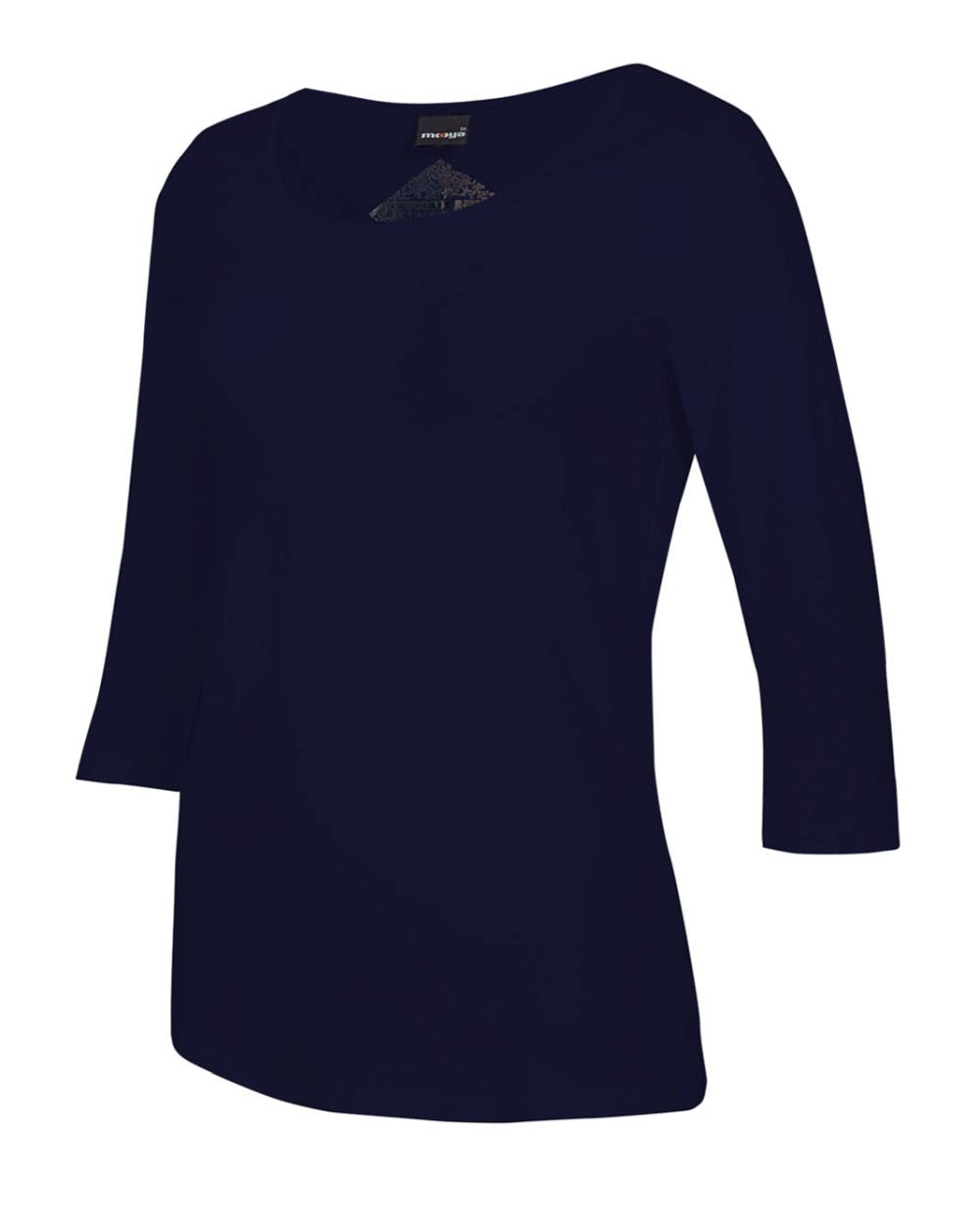 Damen-Shirt Angela, 3/4-Arm, Rundhalsausschnitt, Farbe Marine