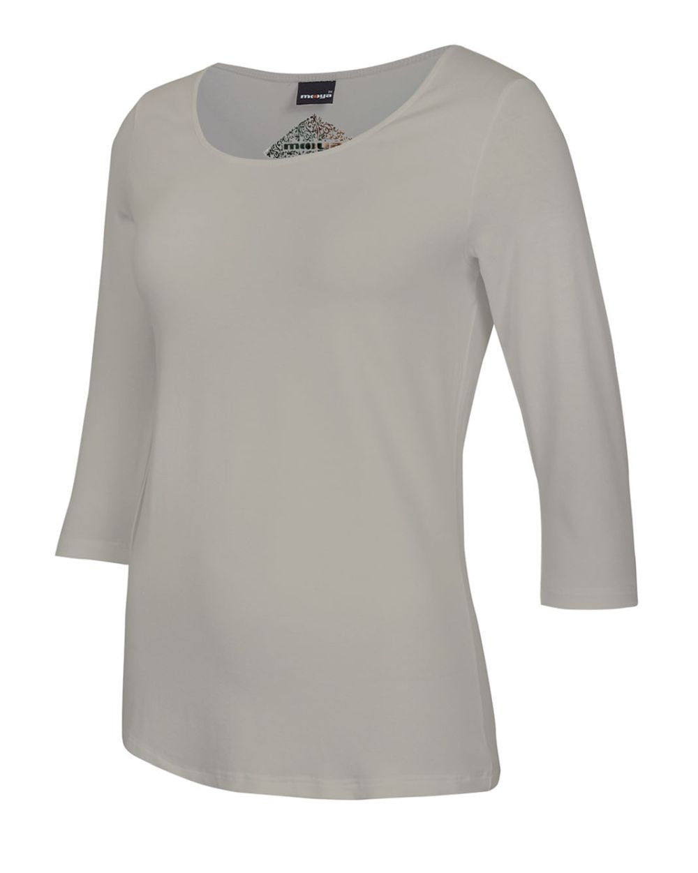 Damen-Shirt Angela, 3/4-Arm, Rundhalsausschnitt, Farbe Grey
