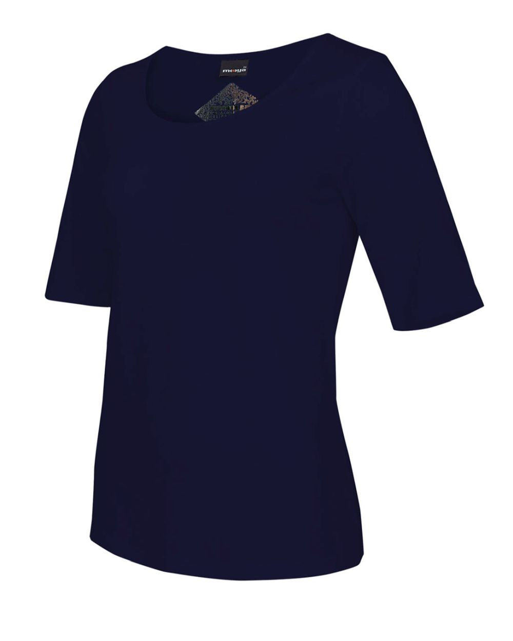 Damen-Viskose-Shirt Beatriz, 1/2-Arm, Farbe Marine Blau