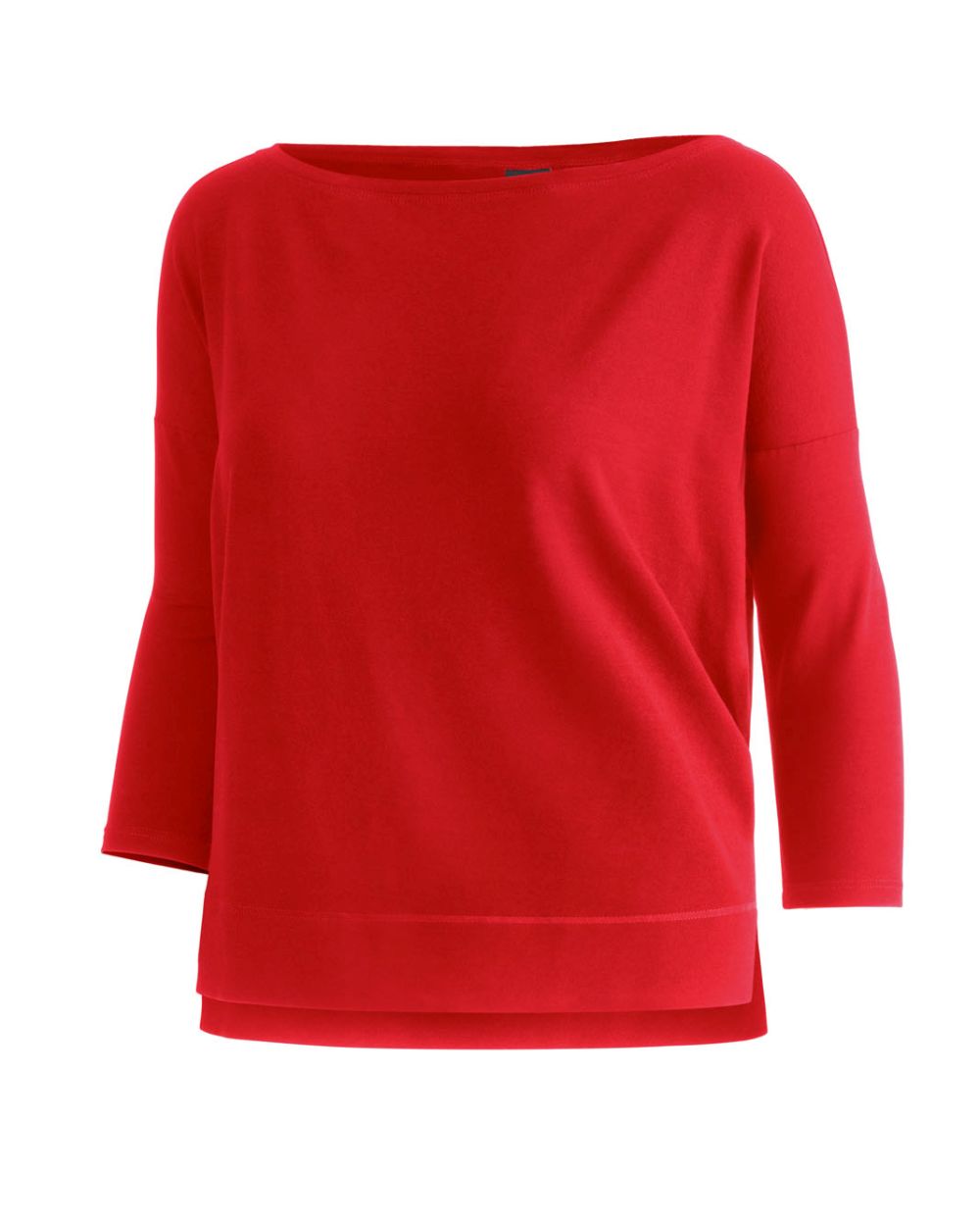Farbe Red, Damen Boxy Shirt, 3/4-Arm Marika