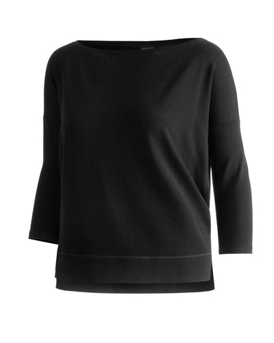 Farbe Black, Damen Boxy Shirt, 3/4-Arm Marika